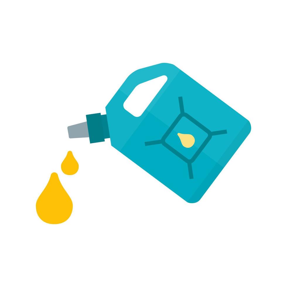 Pouring Oil Line Icon vector