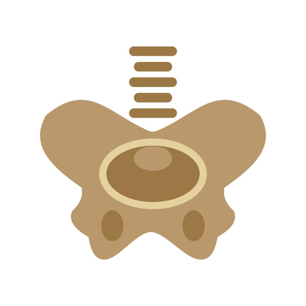 Hip Joint Line Icon vector