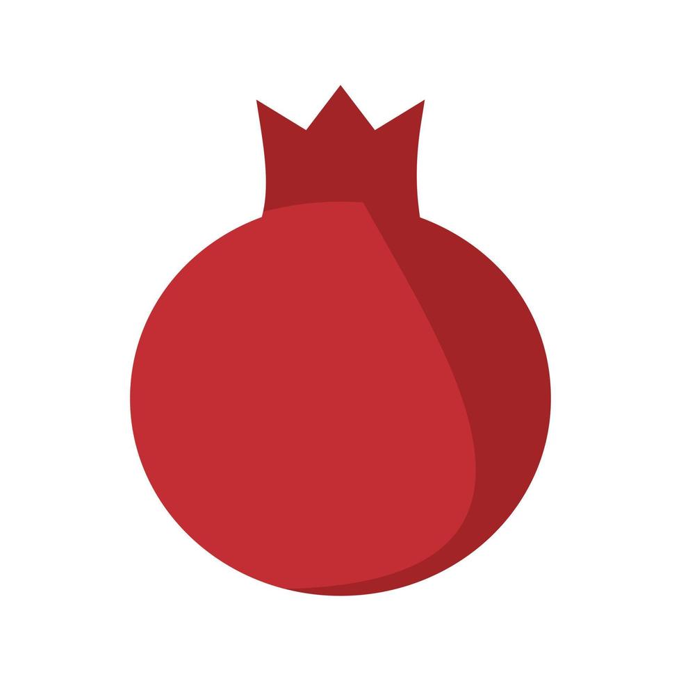 Pomegranate Line Icon vector