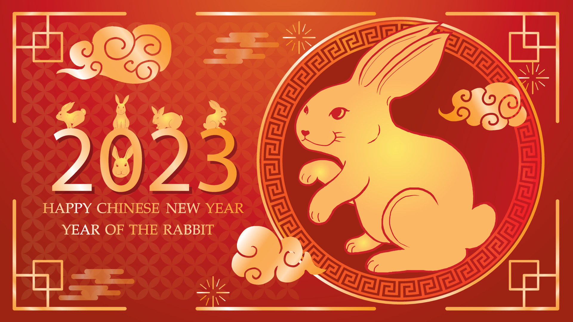 Year of the Golden Rabbit 2023, Chinese New Year celebrations Ancient