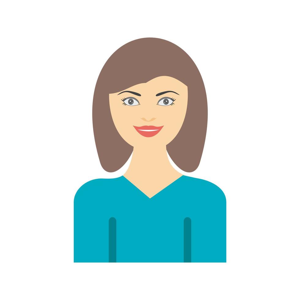 Woman Line Icon vector