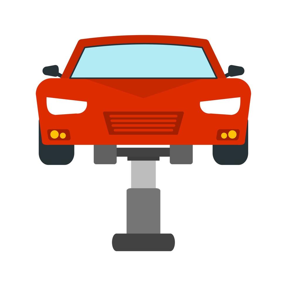 Car Lifter Line Icon vector