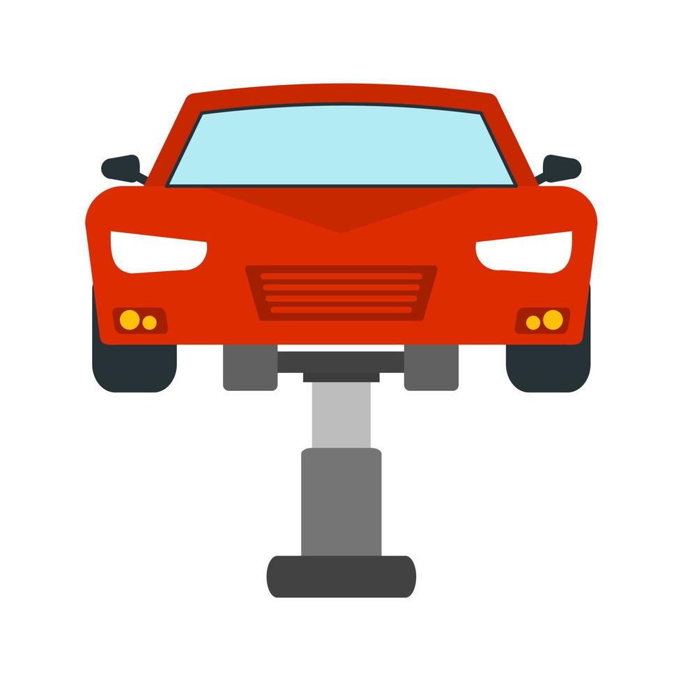 Car Lifter Line Icon vector