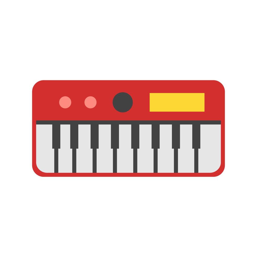 icono de línea de teclado vector