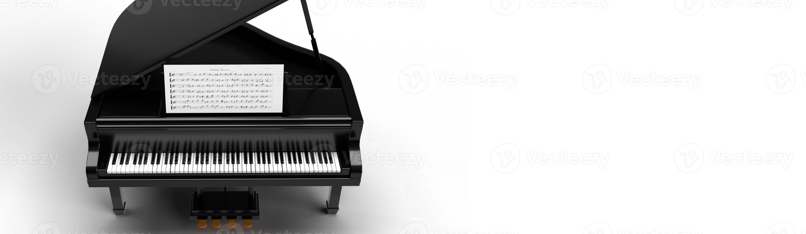 keyboard organ tool equipment electronic tone digital play piano jazz piano classic melody opera midi music song midi pop acoustic record sound studio entertainment festival event harmony.3d render photo