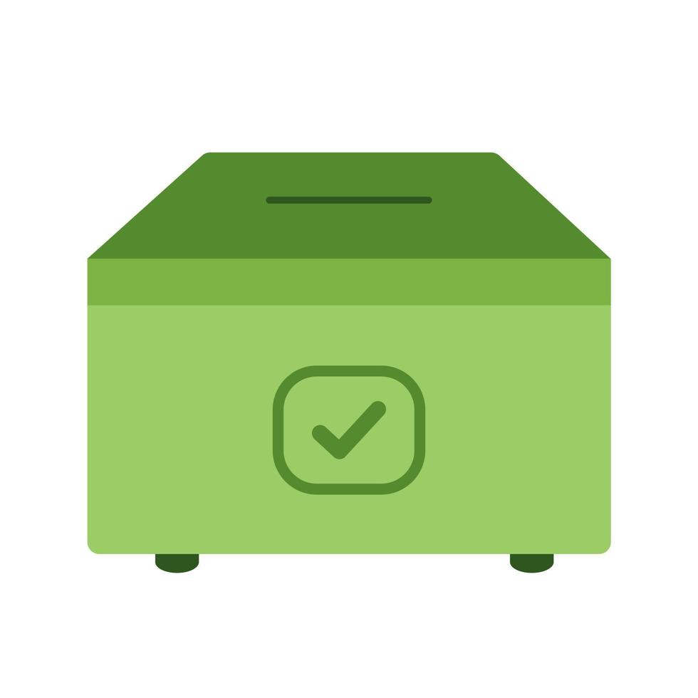 Ballot Box Line Icon vector