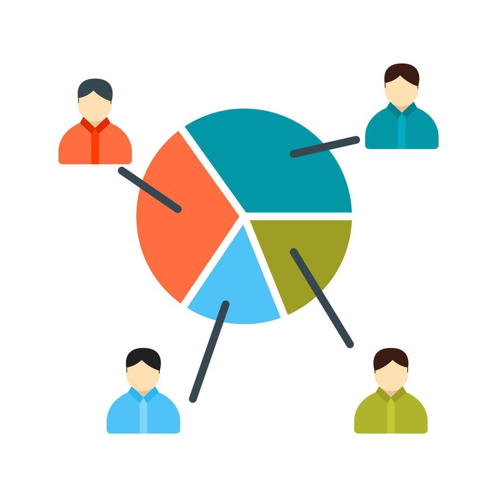 Candidate Stats Line Icon vector