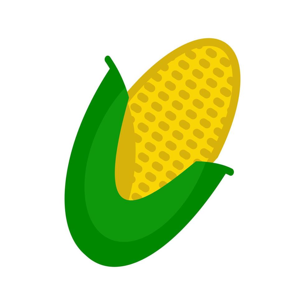 Corn Line Icon vector