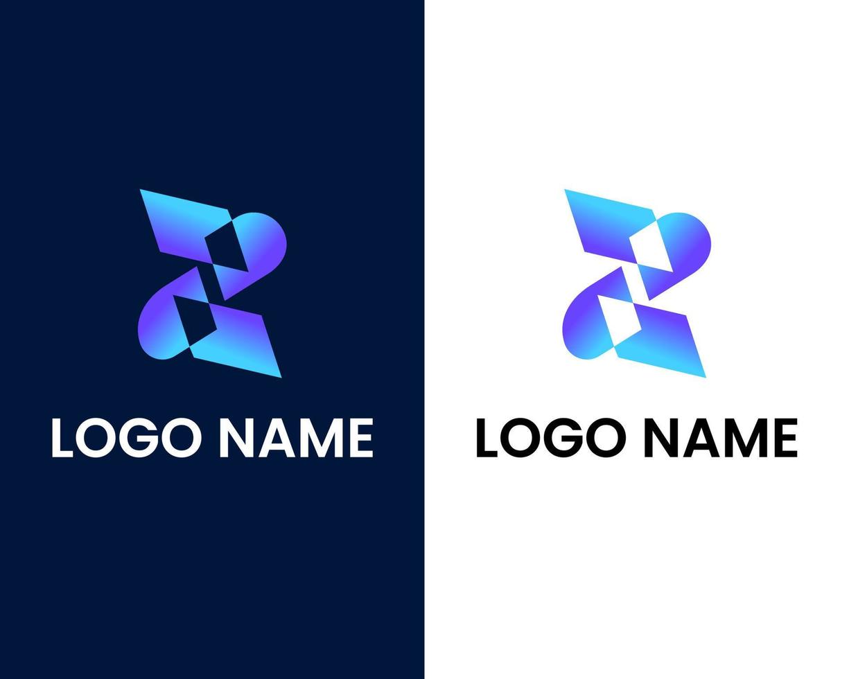 plantilla de diseño de logotipo moderno creativo letra z vector