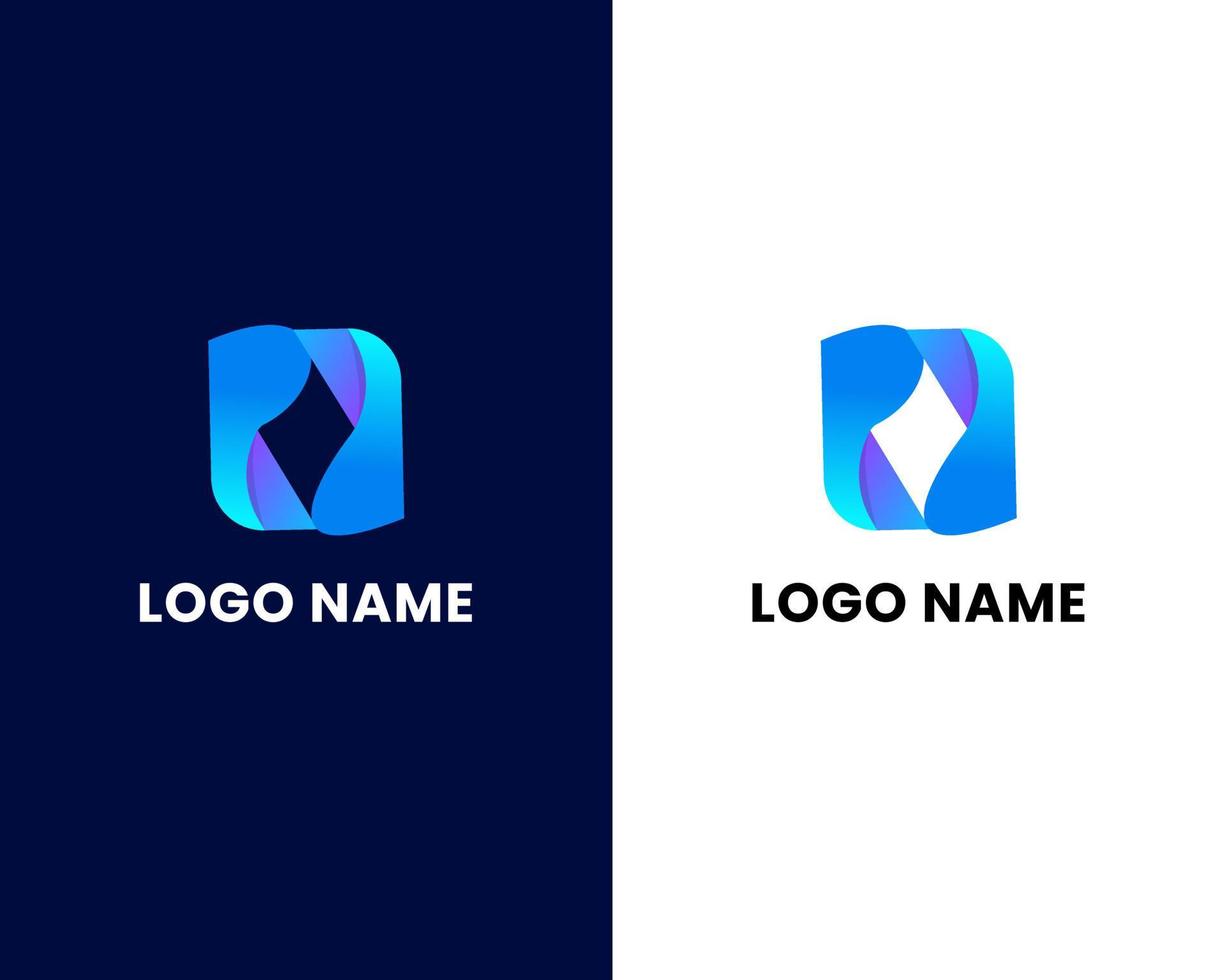plantilla de diseño de logotipo moderno colorido creativo letra s vector