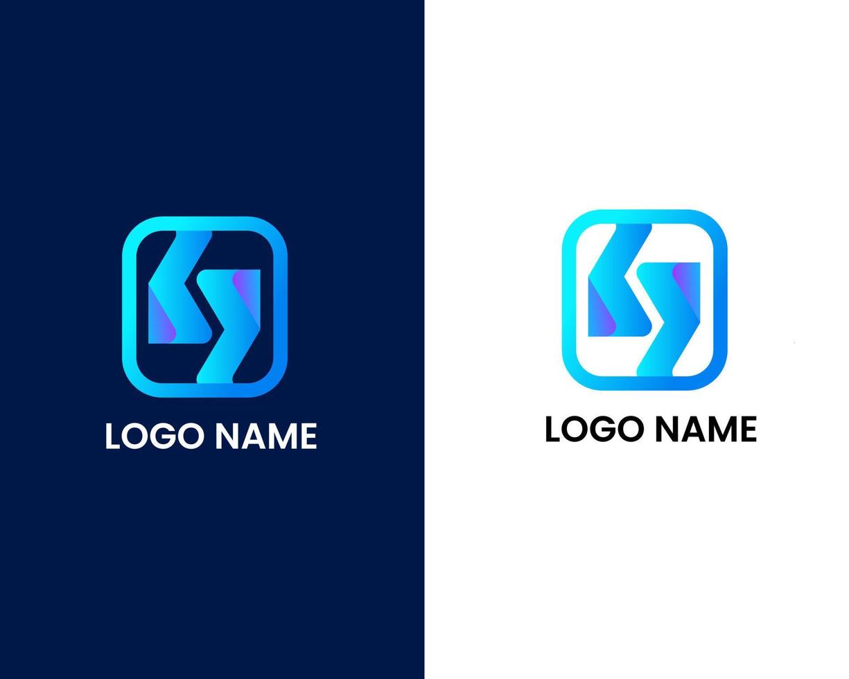 letter s creative modern logo design template vector