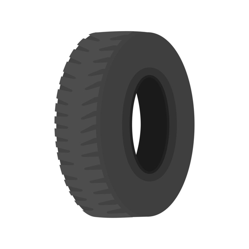 Tyre II Line Icon vector