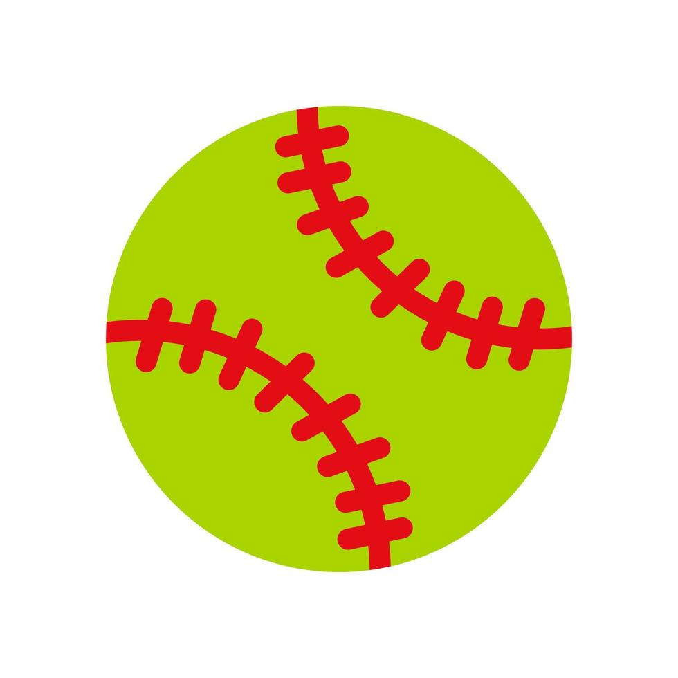 Soft Ball Line Icon vector