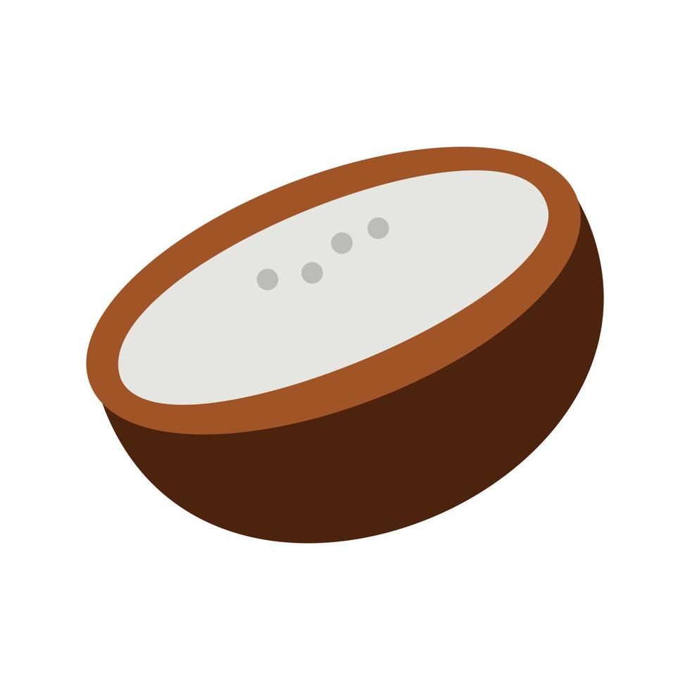 Coconut Line Icon vector