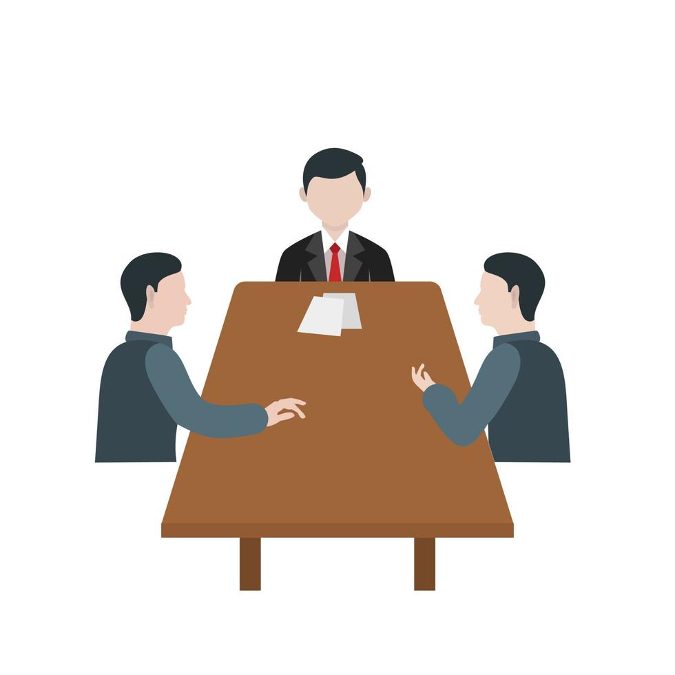Conference Call Line Icon vector