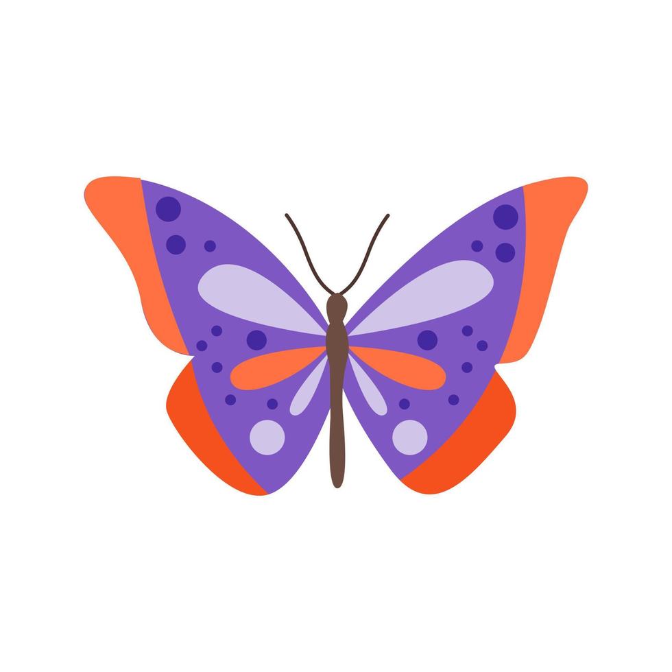Butterfly Line Icon vector