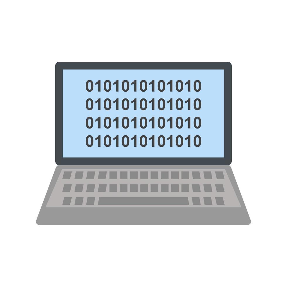 Computer Binary Code Line Icon 8111278 Vector Art at Vecteezy