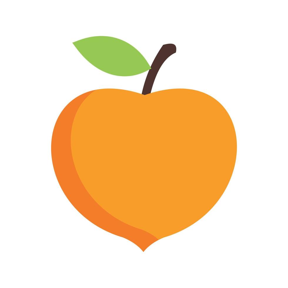 Peach Line Icon vector