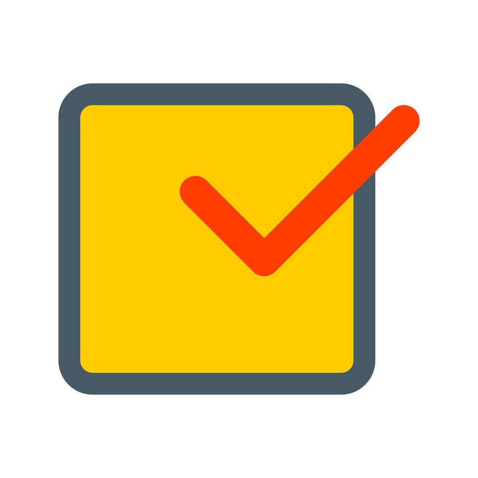 Checkbox Line Icon vector