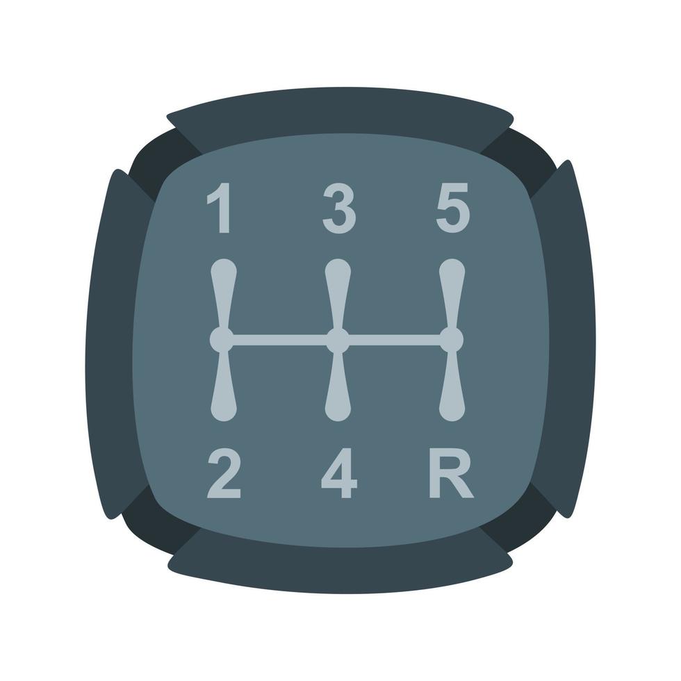 Car Shifter Line Icon vector