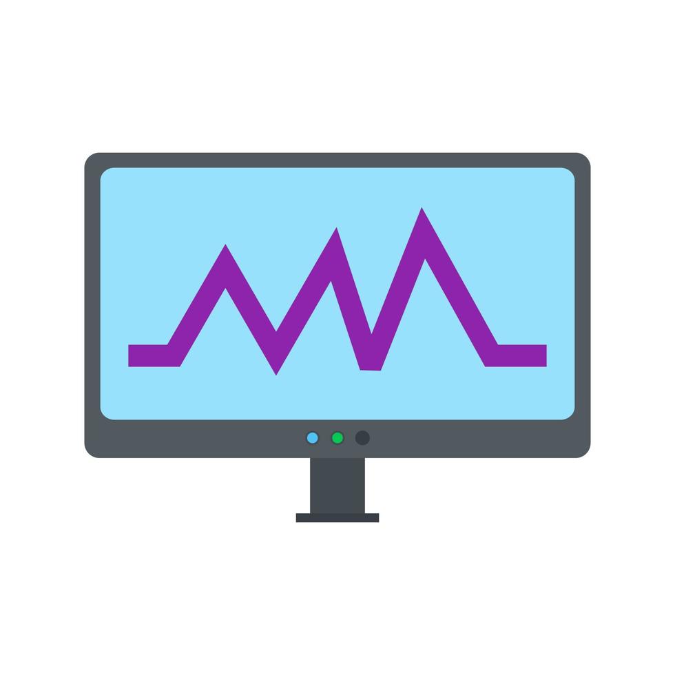 Analytics Chart Line Icon vector