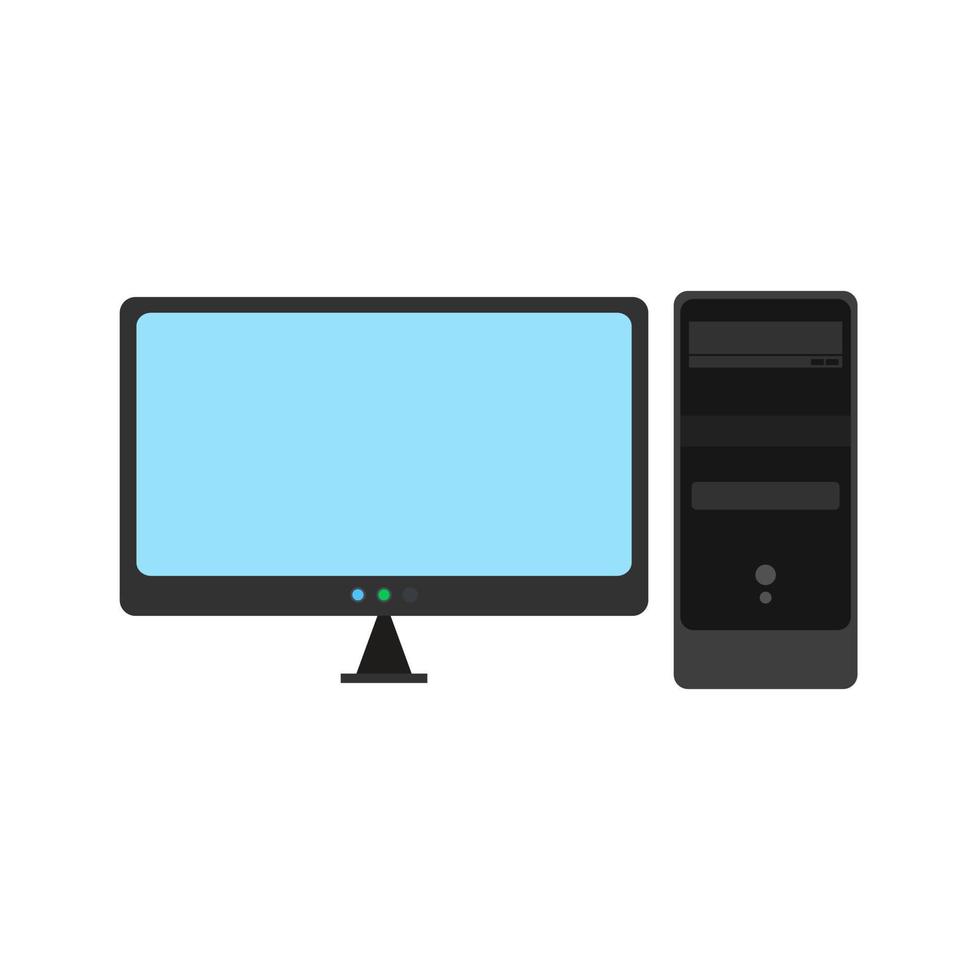 Computer Line Icon vector