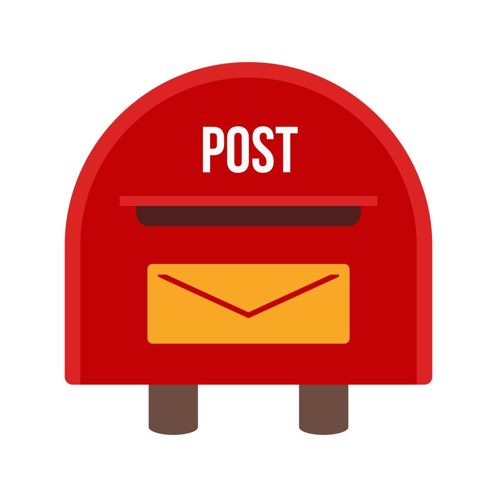 Letterbox Line Icon vector