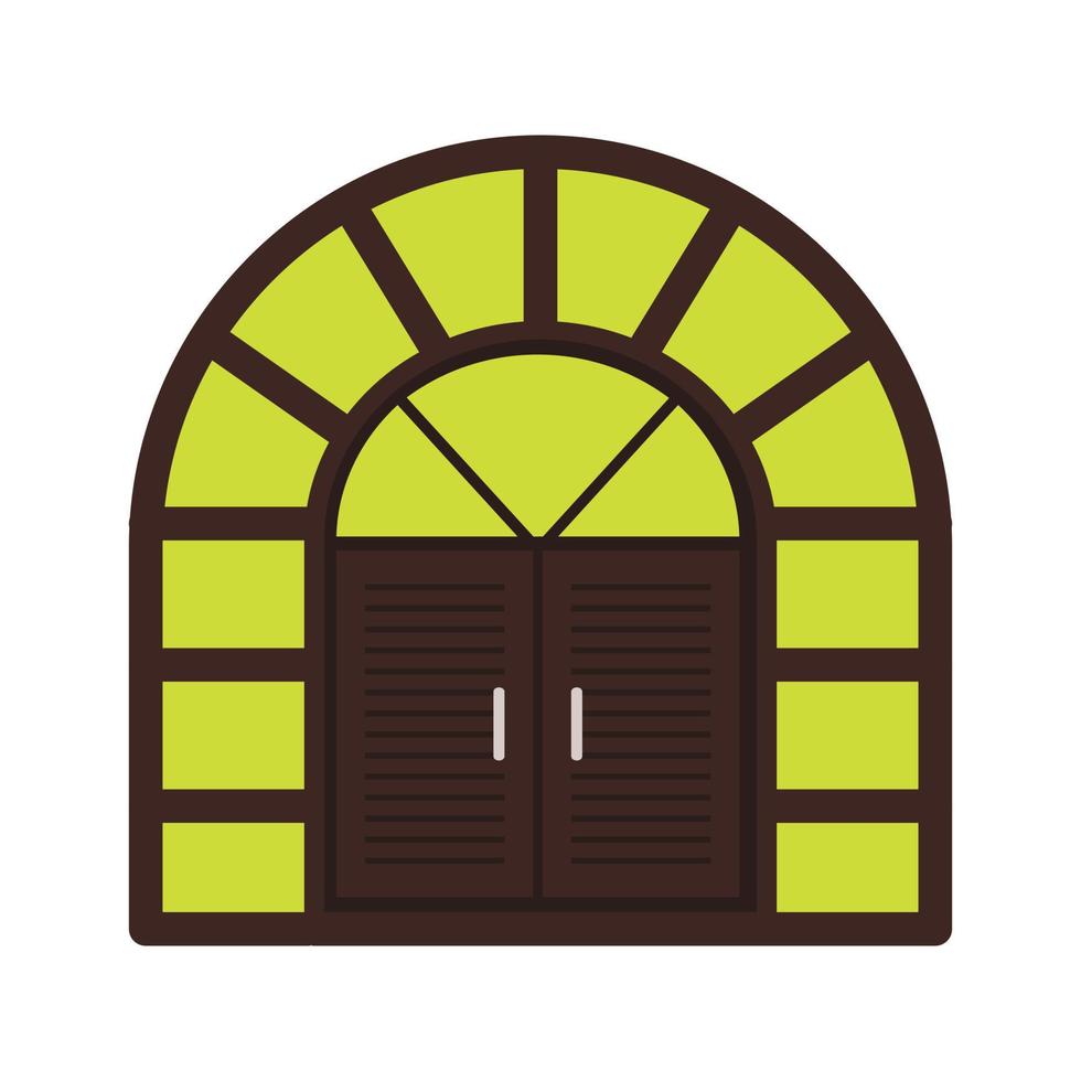 Entrance Line Icon vector