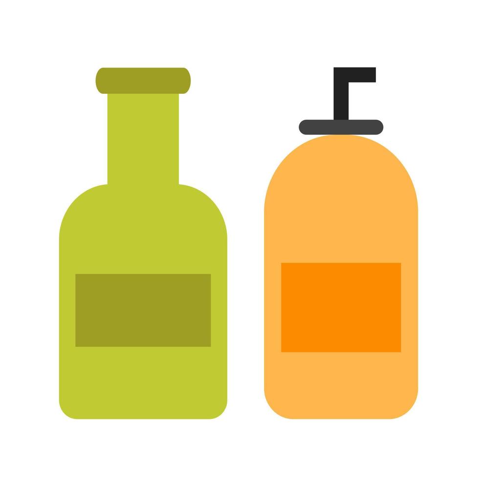 Cream Bottles Line Icon vector