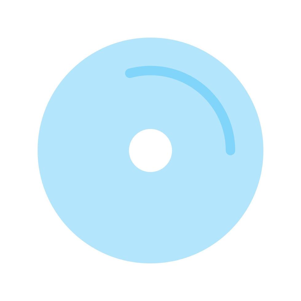 Disc Line Icon vector