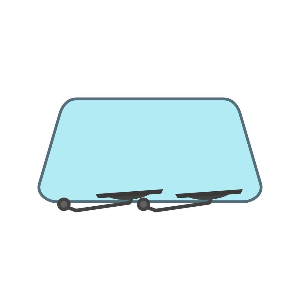 Windshield Line Icon vector