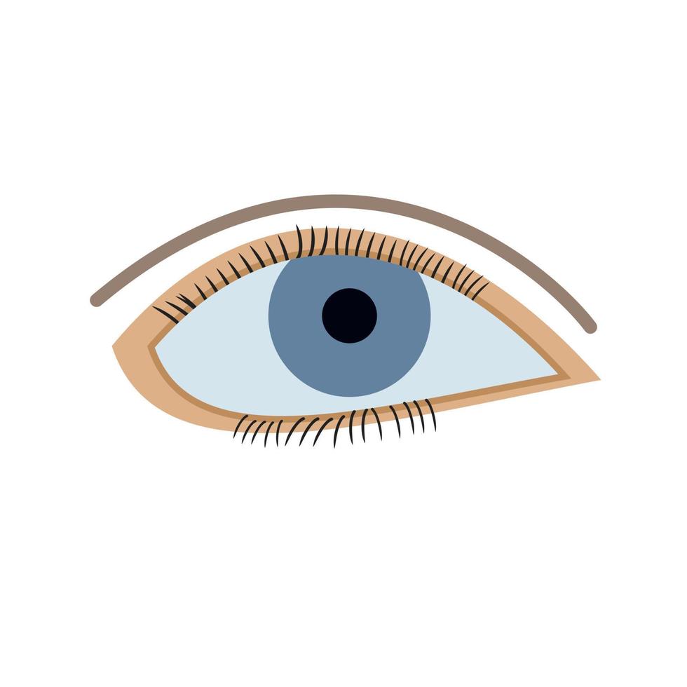 One Eye Line Icon vector