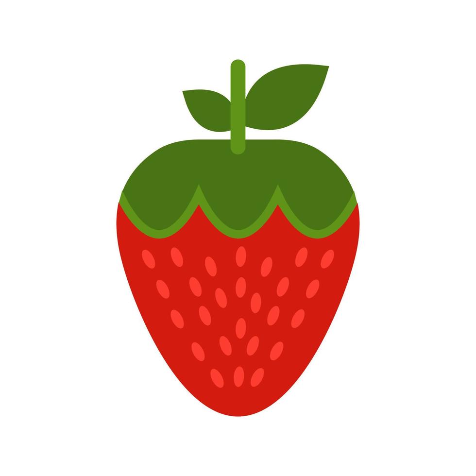 Strawberry Line Icon vector