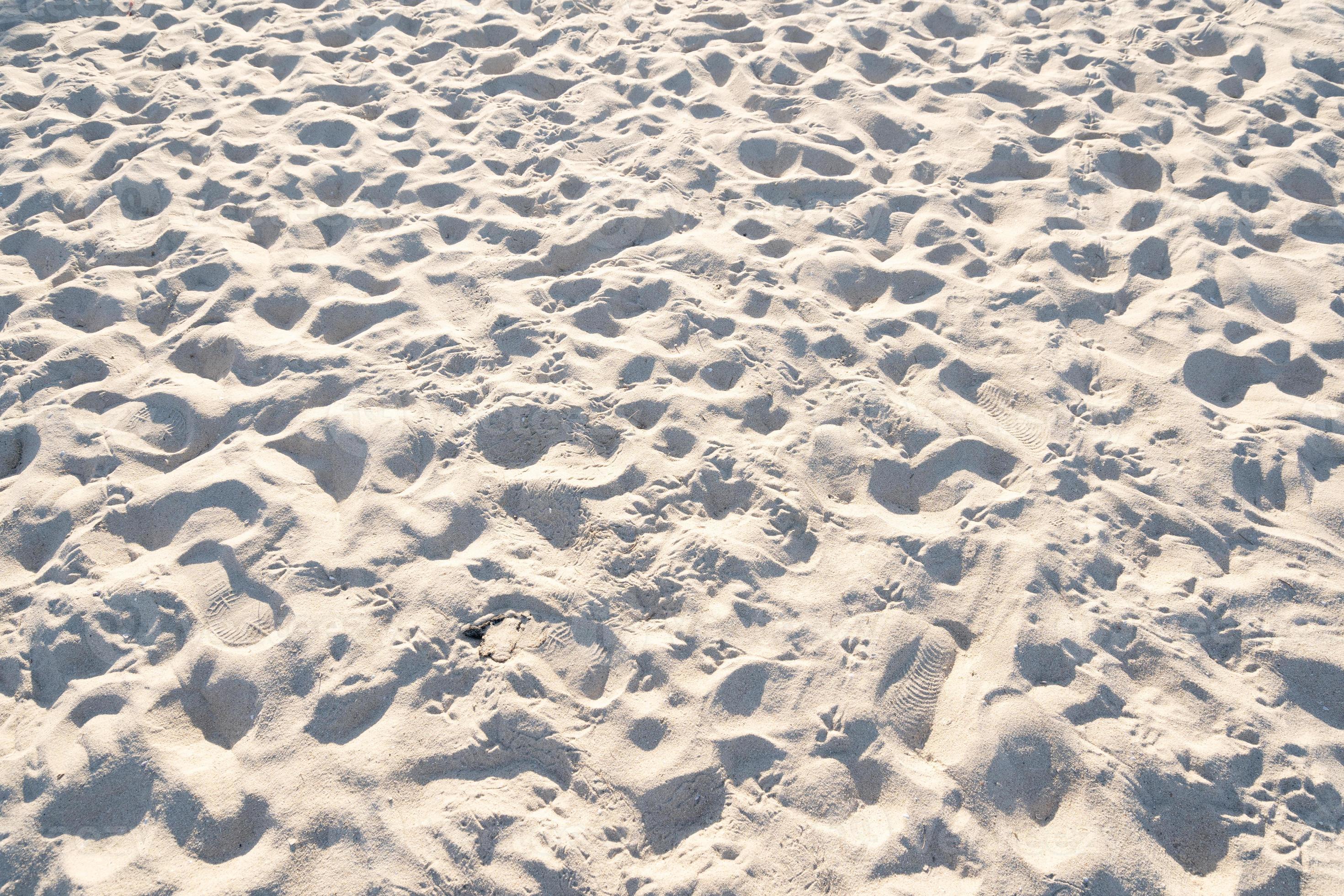 Detail Of Texture Sand In Tropical Island Summer Background And Travel