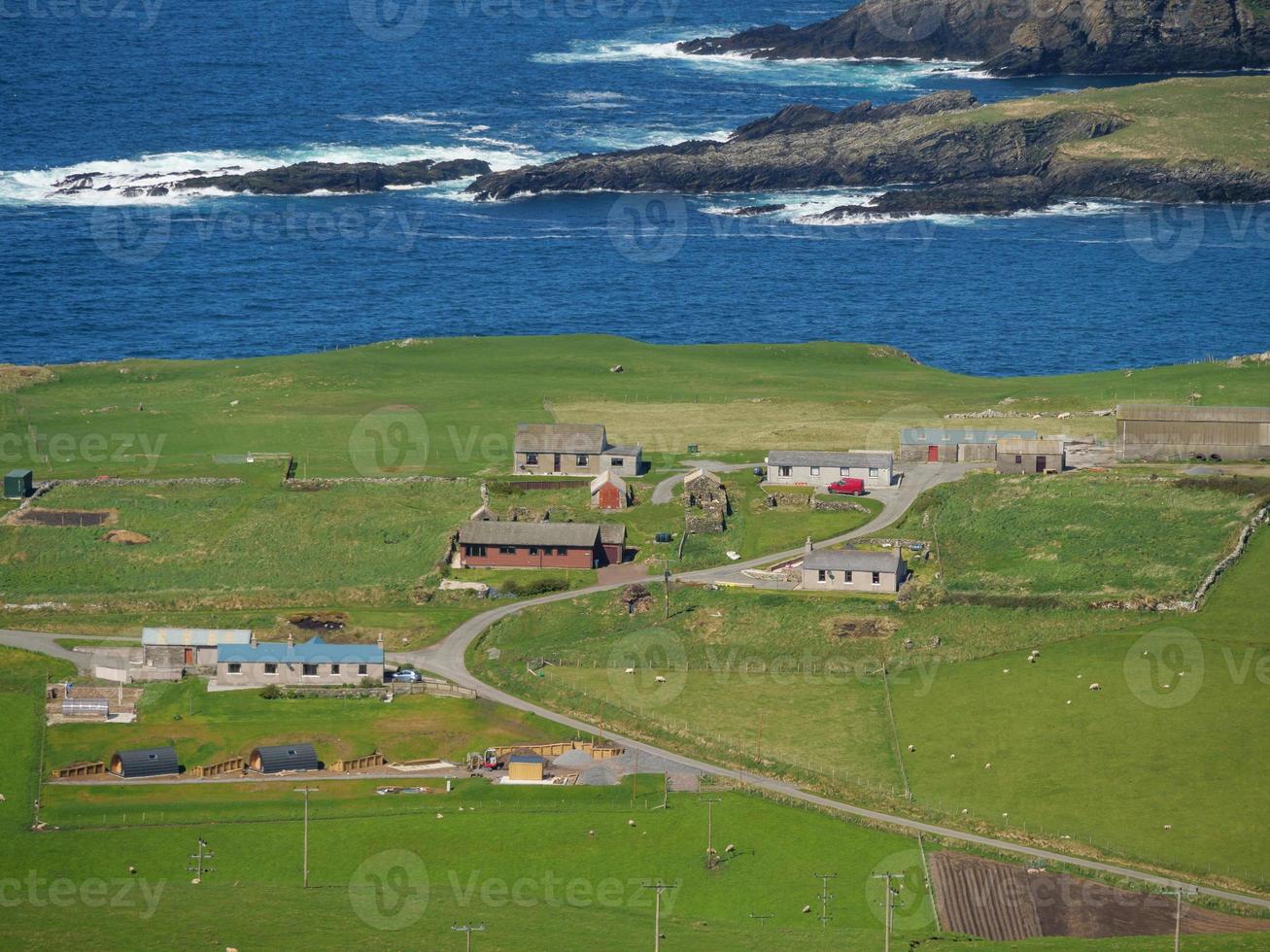 las islas shetland en escocia foto