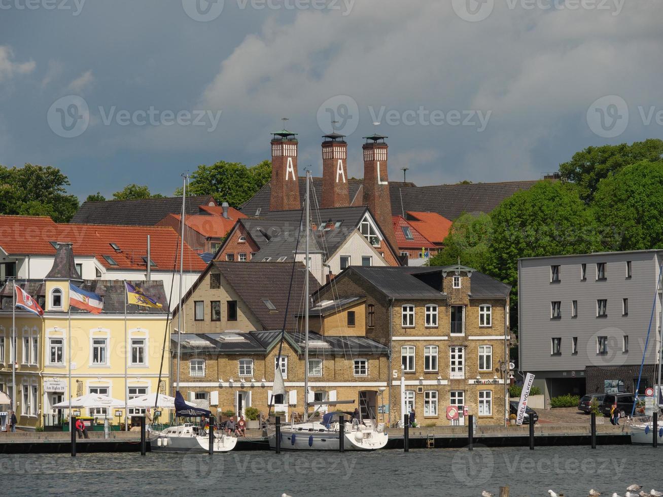 ciudad de kappeln en schleswig holstein foto