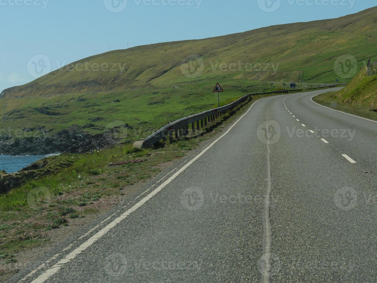 the  city of Lerwick and the shetland islands photo