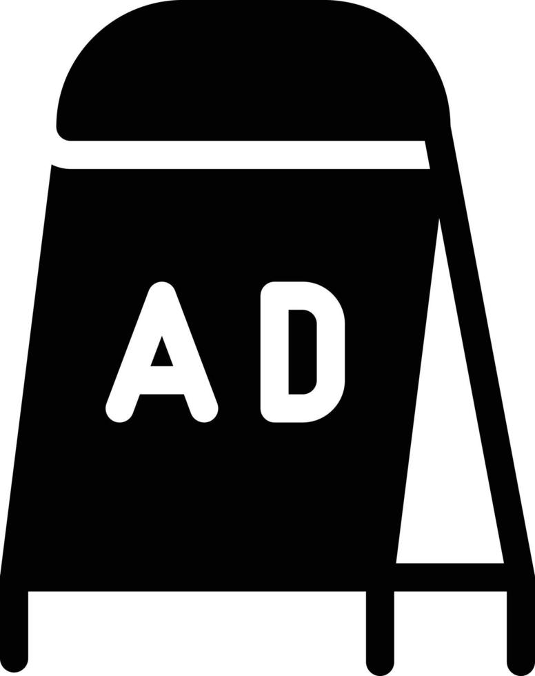 ADS board vector illustration on a background.Premium quality symbols.vector icons for concept and graphic design.