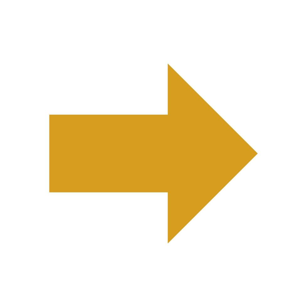Arrow illustrated on white background vector