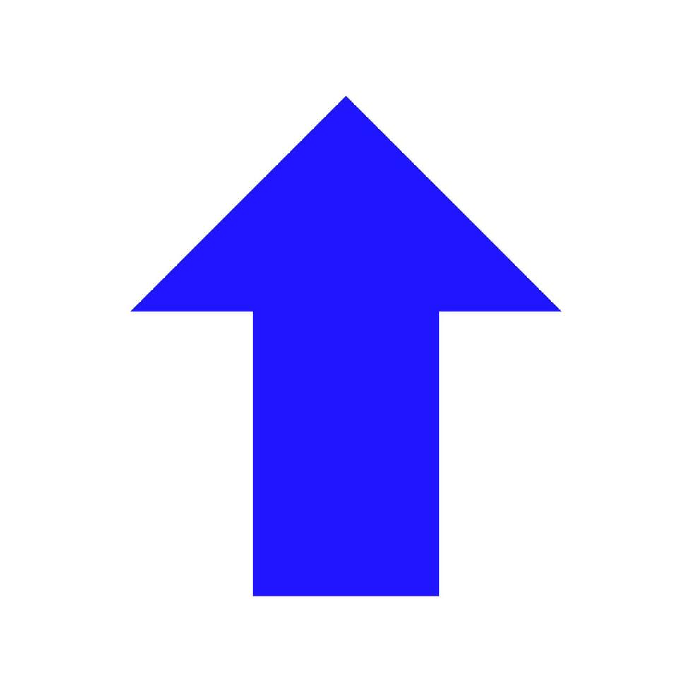 Arrow illustrated on white background vector