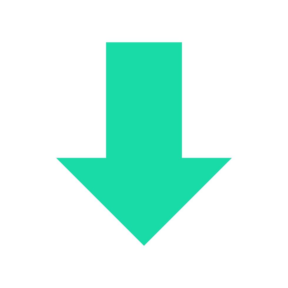 Arrow illustrated on white background vector