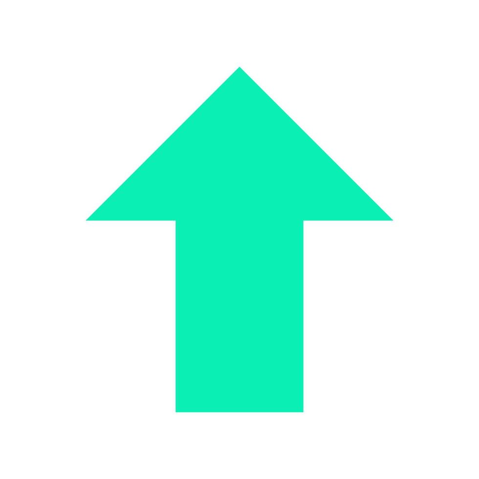 Arrow illustrated on white background vector