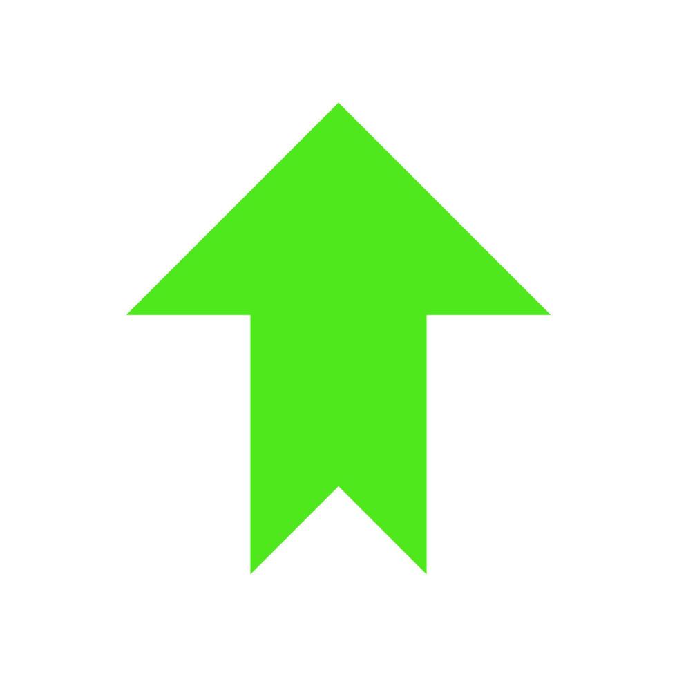 Arrow illustrated on white background vector