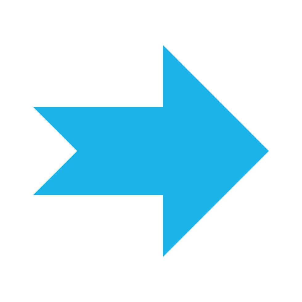 Arrow illustrated on white background vector