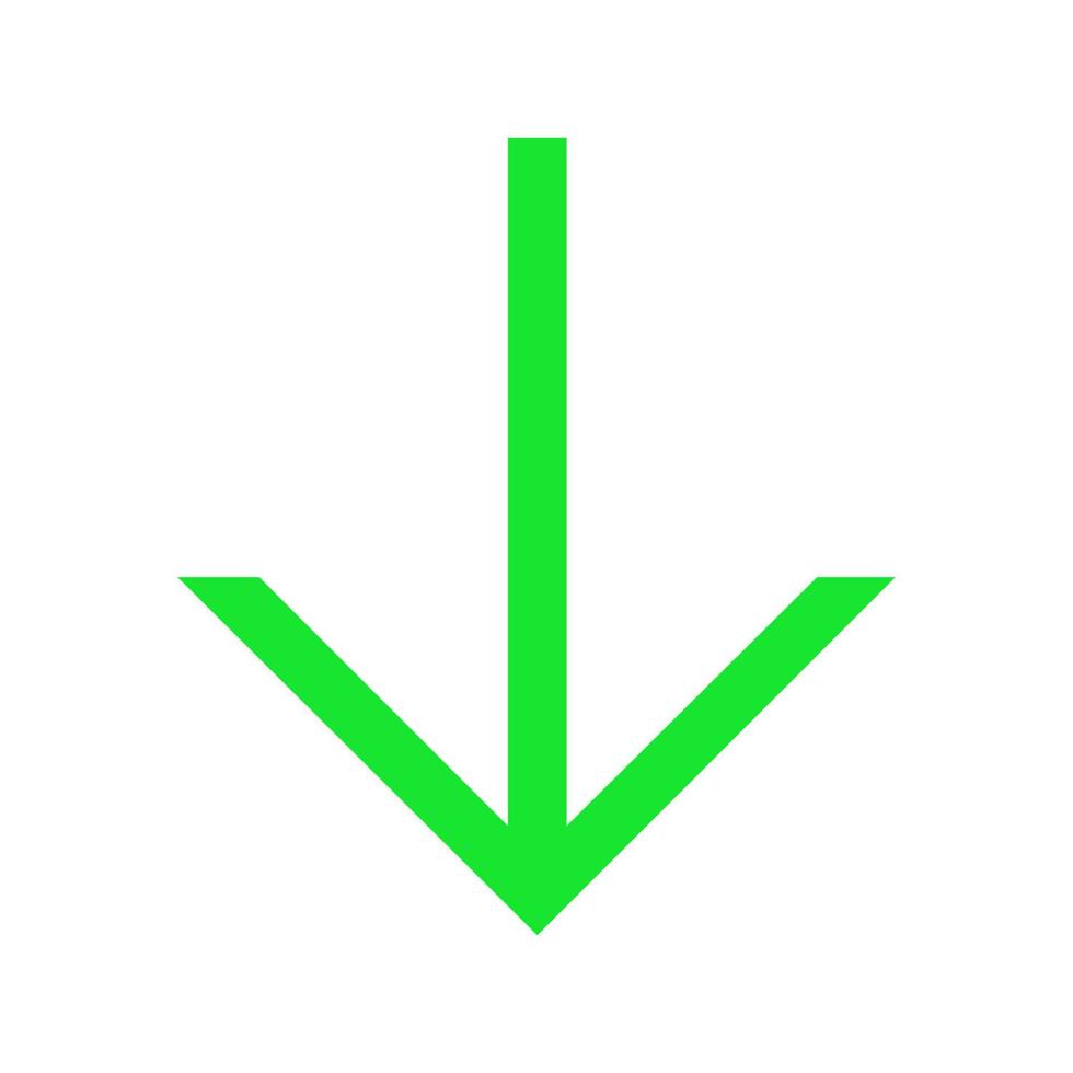 Arrow illustrated on white background vector