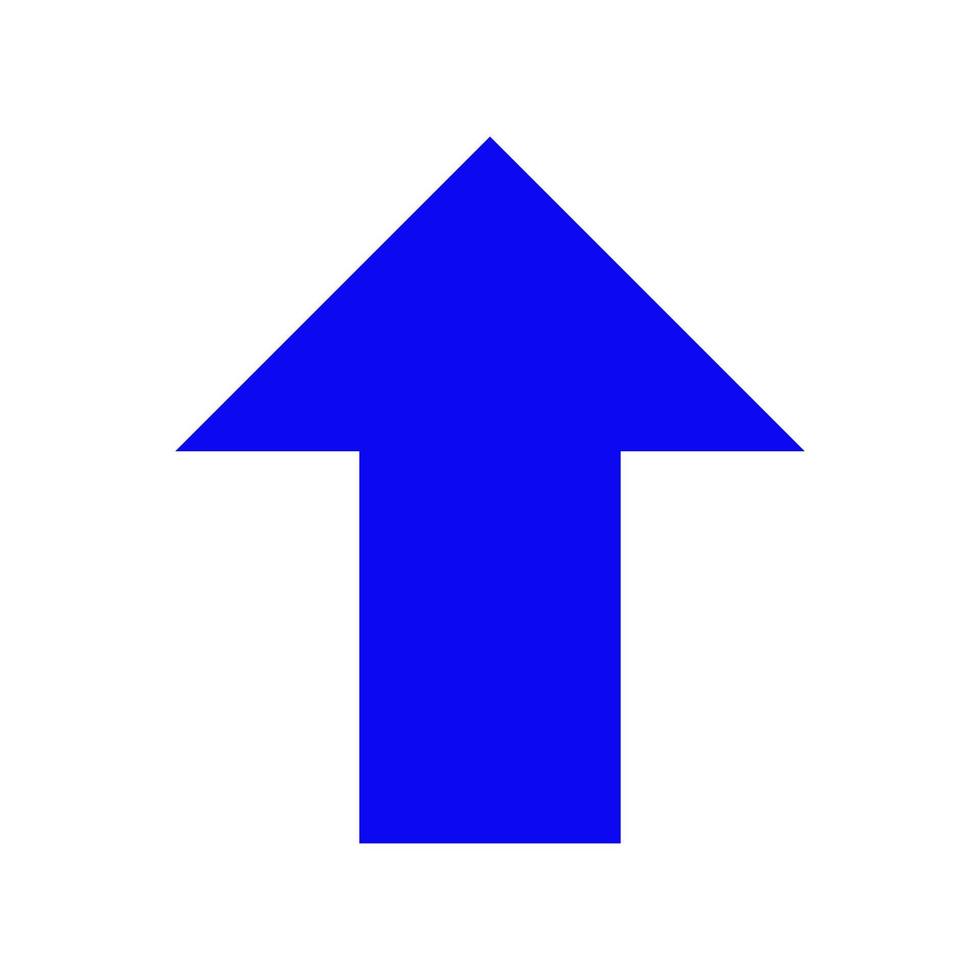 Arrow illustrated on white background vector