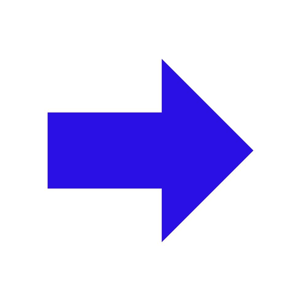 Arrow illustrated on white background vector