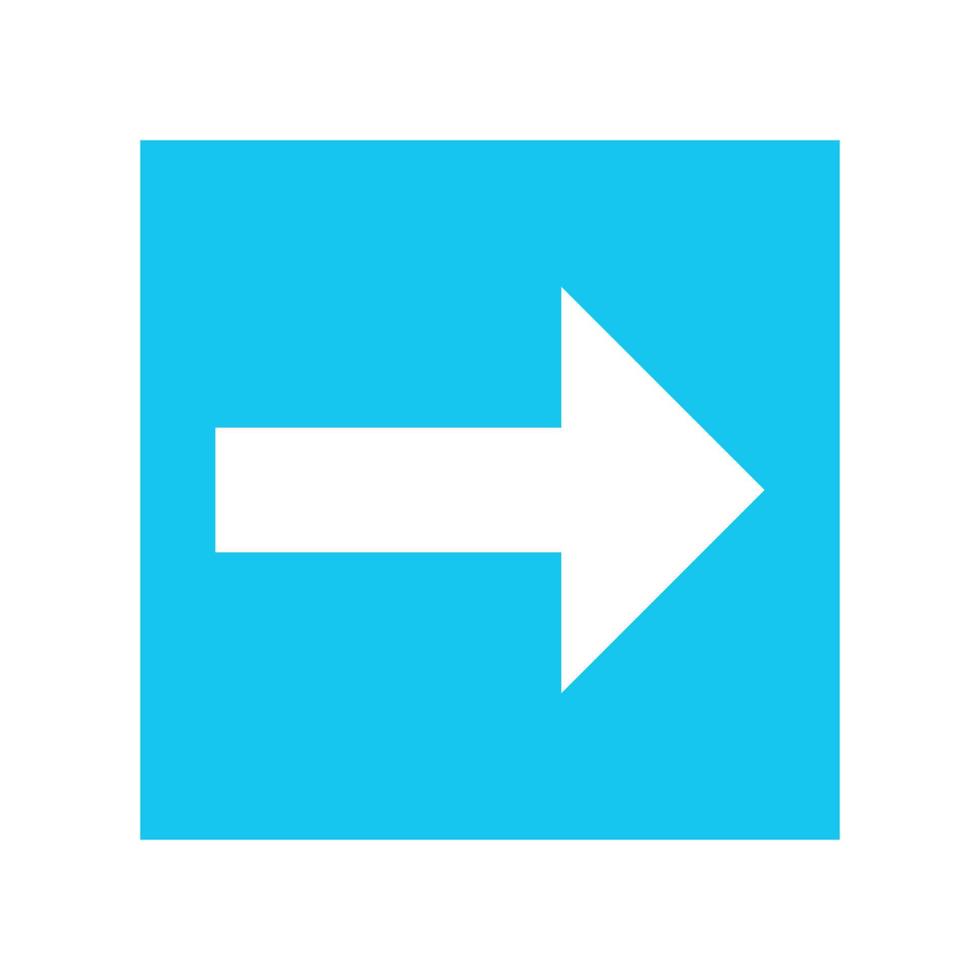 Arrow illustrated on white background vector