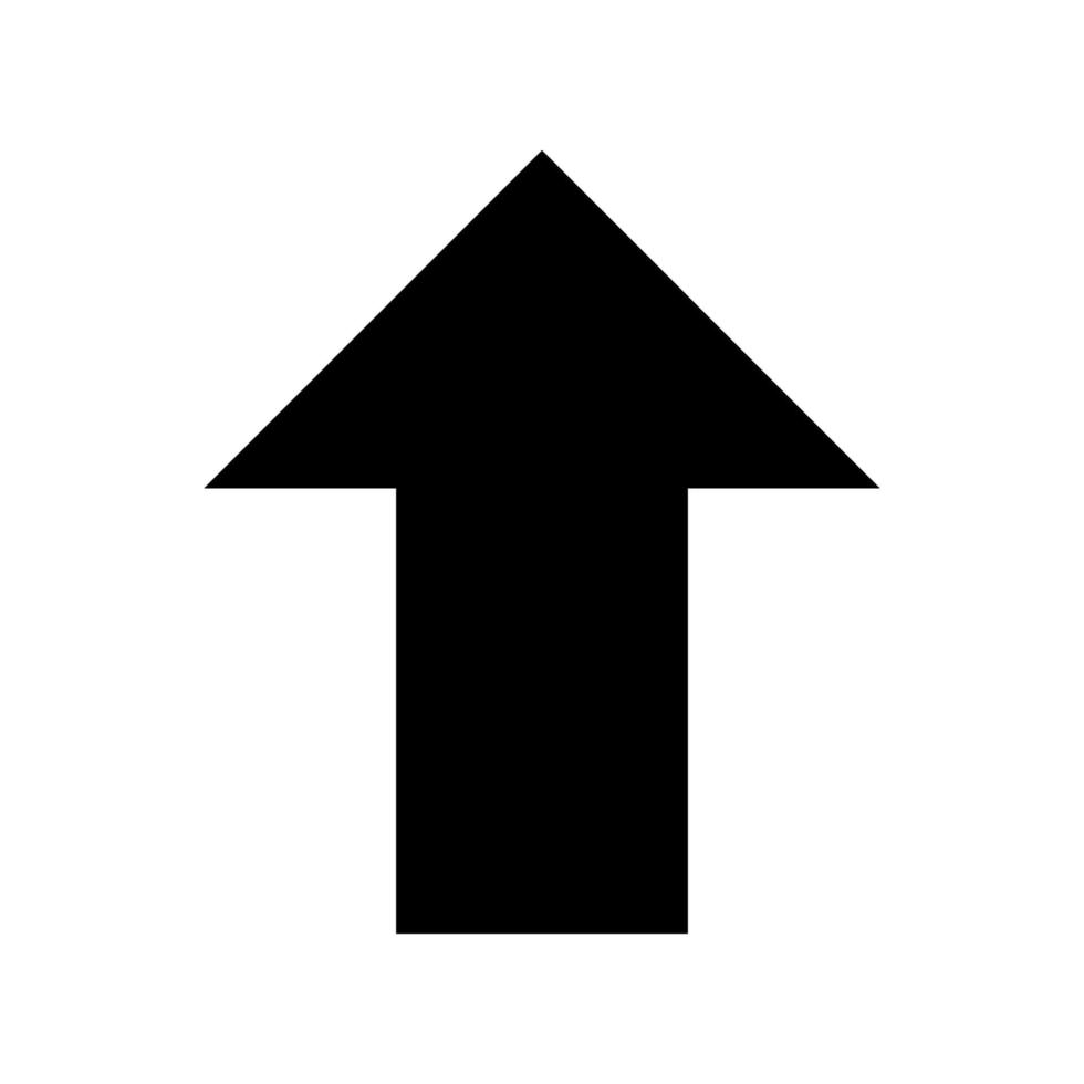 Arrow illustrated on white background vector