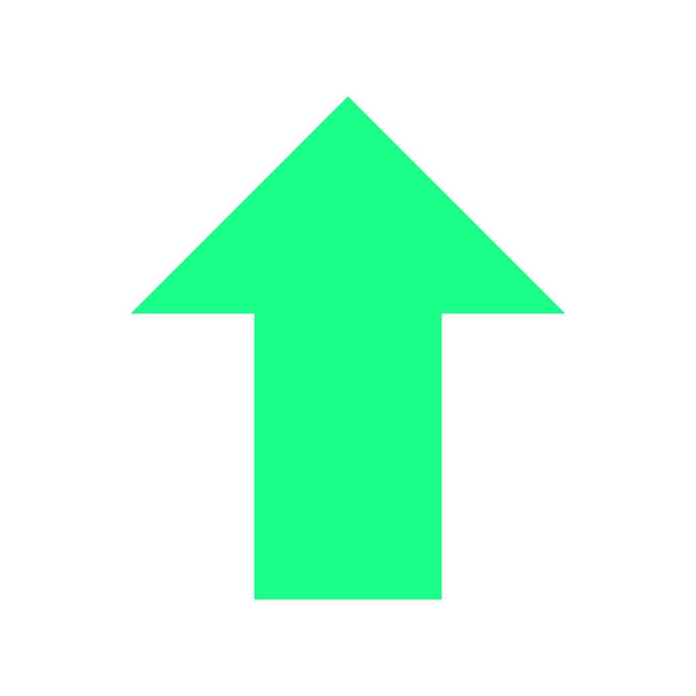 Arrow illustrated on white background vector